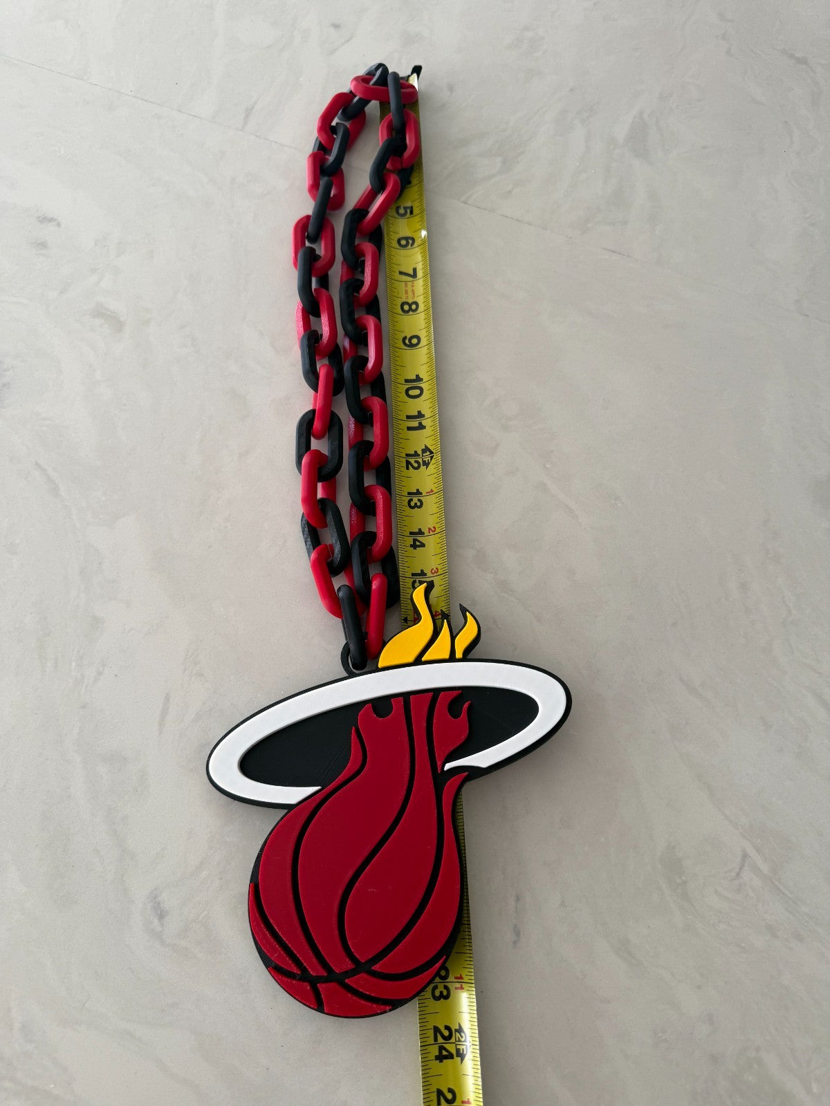 Toronto Raptors Oversized Hype Chain - 3D Printed Basketball Necklace - We The N