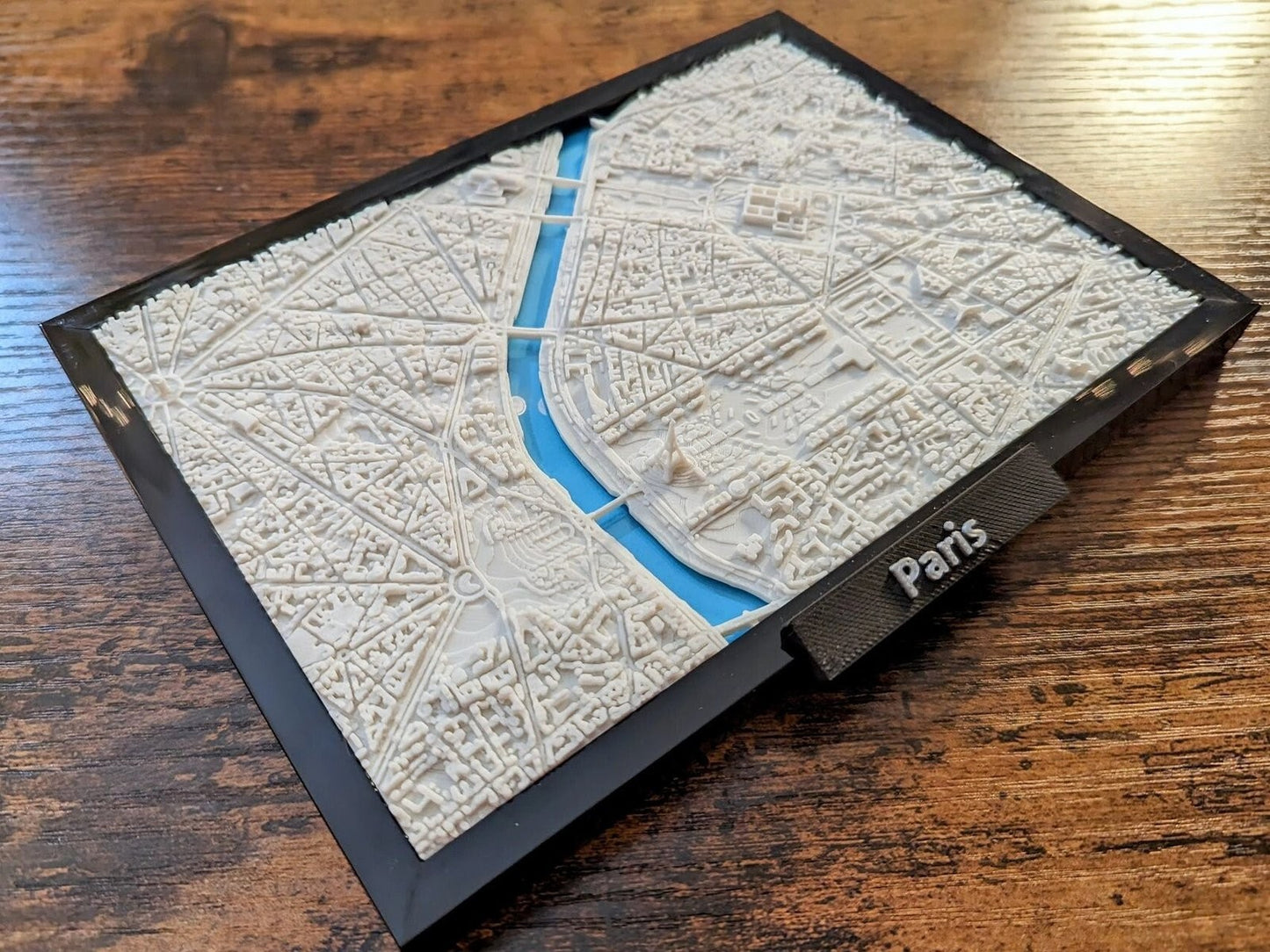 Paris France 3D City Map