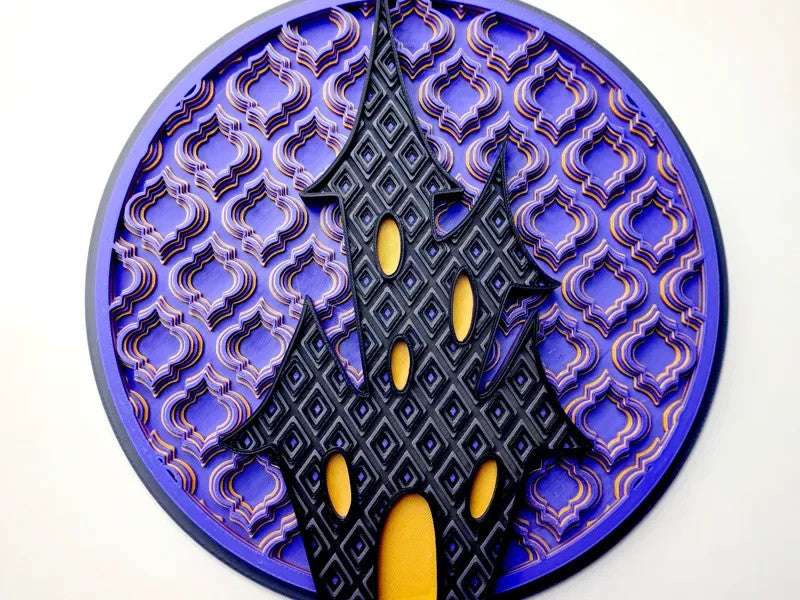Halloween Wall Art Or Display 3D print Dimensional Mosaic