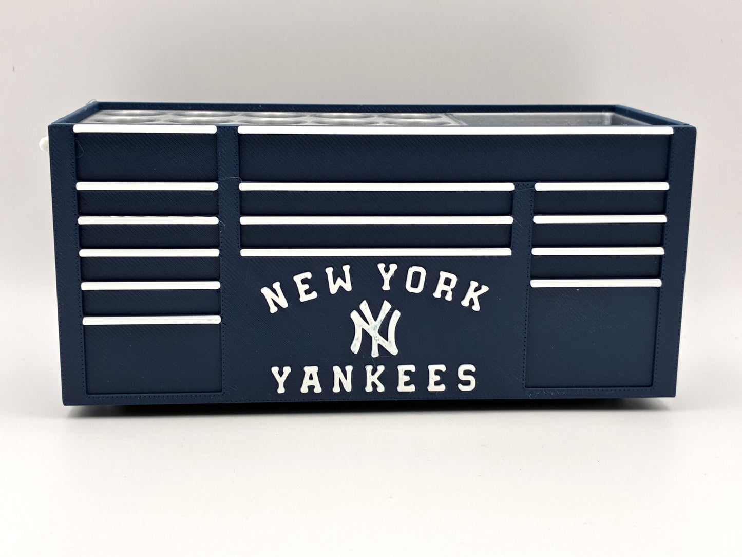 New York Yankees Mini Toolbox Pen Holder – Sports Fan Desk Organizer