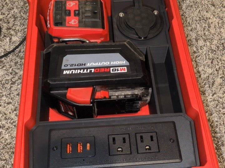 Milwaukee M18 2846-20 Top Off Charging Station PACKOUT Insert (Read Desc)