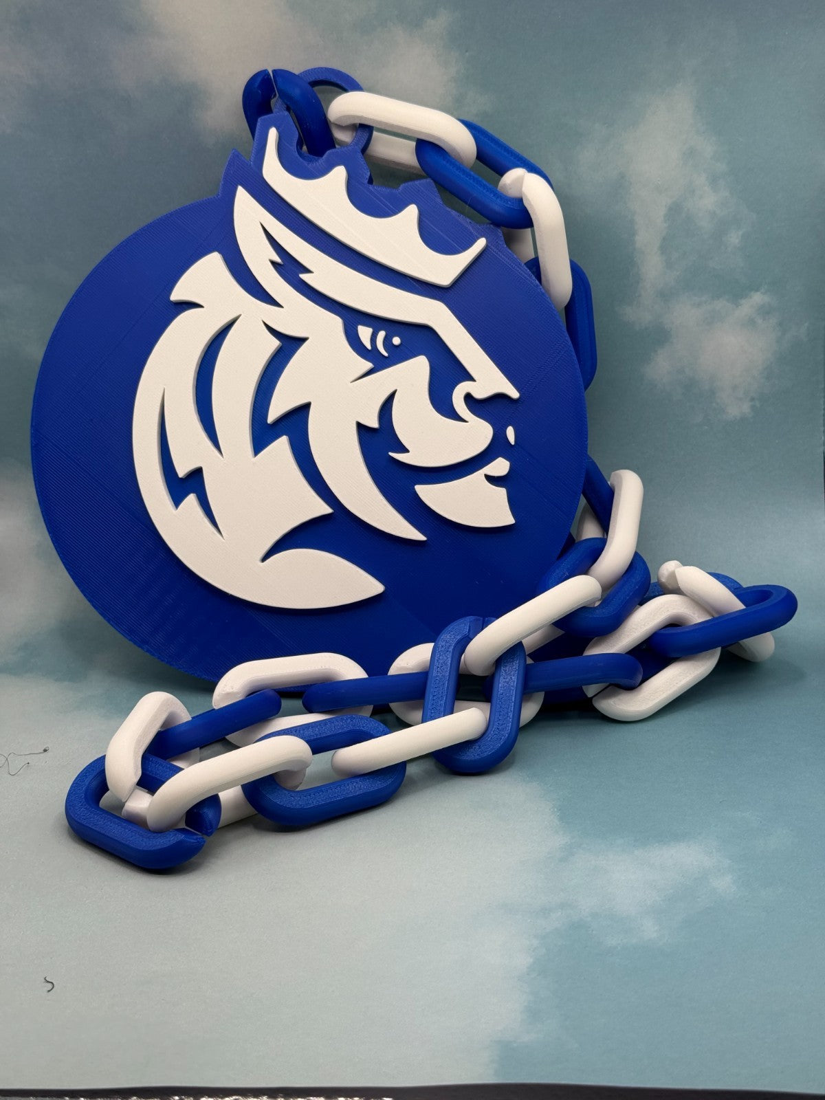 Queens University Royals Oversized Necklace, Hype Chain
