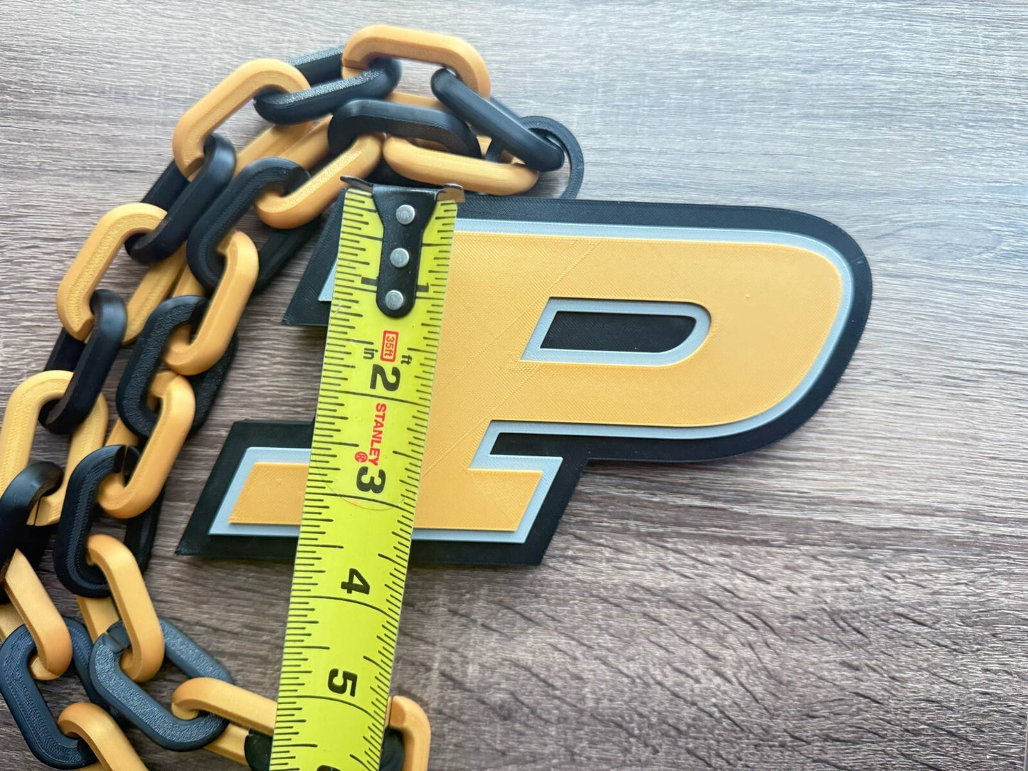 Purdue Boilermakers Oversized Necklace, Hype Chain [Made To Order]