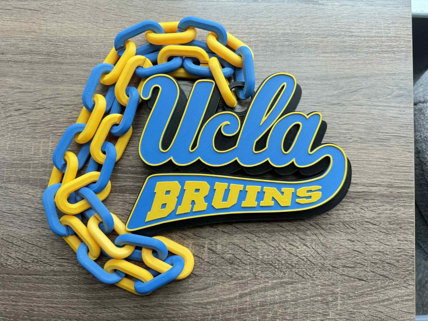 UCLA Bruins Logo Oversized Necklace, Hype Chain [Made To Order]