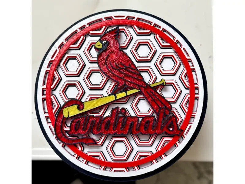 St Louis Cardinals Wall Art Or Display 3D printed Dimensional Mosaic