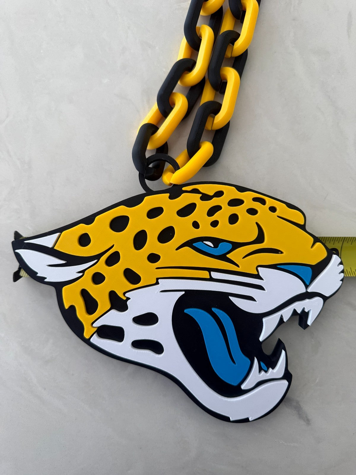 Jacksonville Jaguars Oversized Necklace Chain “Jax. It's Easier Here.”