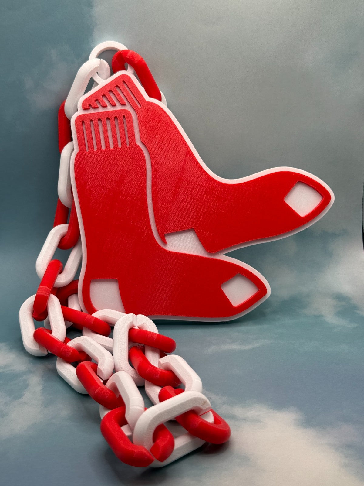 Boston Red Sox Oversized Necklace, Hype Chain"Wait til next year."