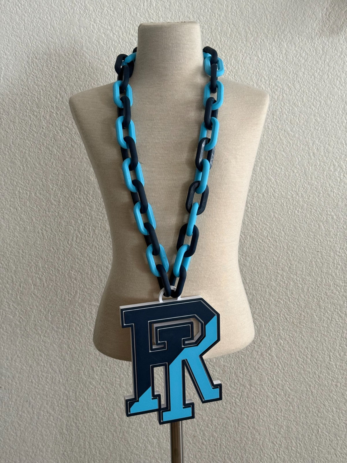 Rhode Island Rams Oversized Logo Necklace Hype Chain HandMade 3D Printed