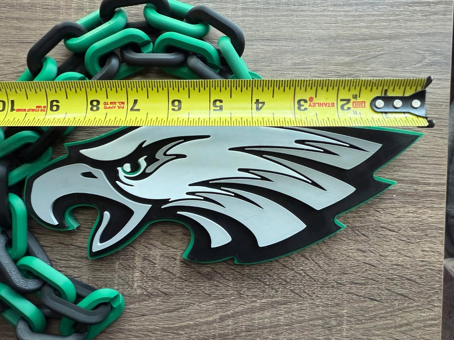 Philadelphia Eagles Oversized Necklace, Pendant