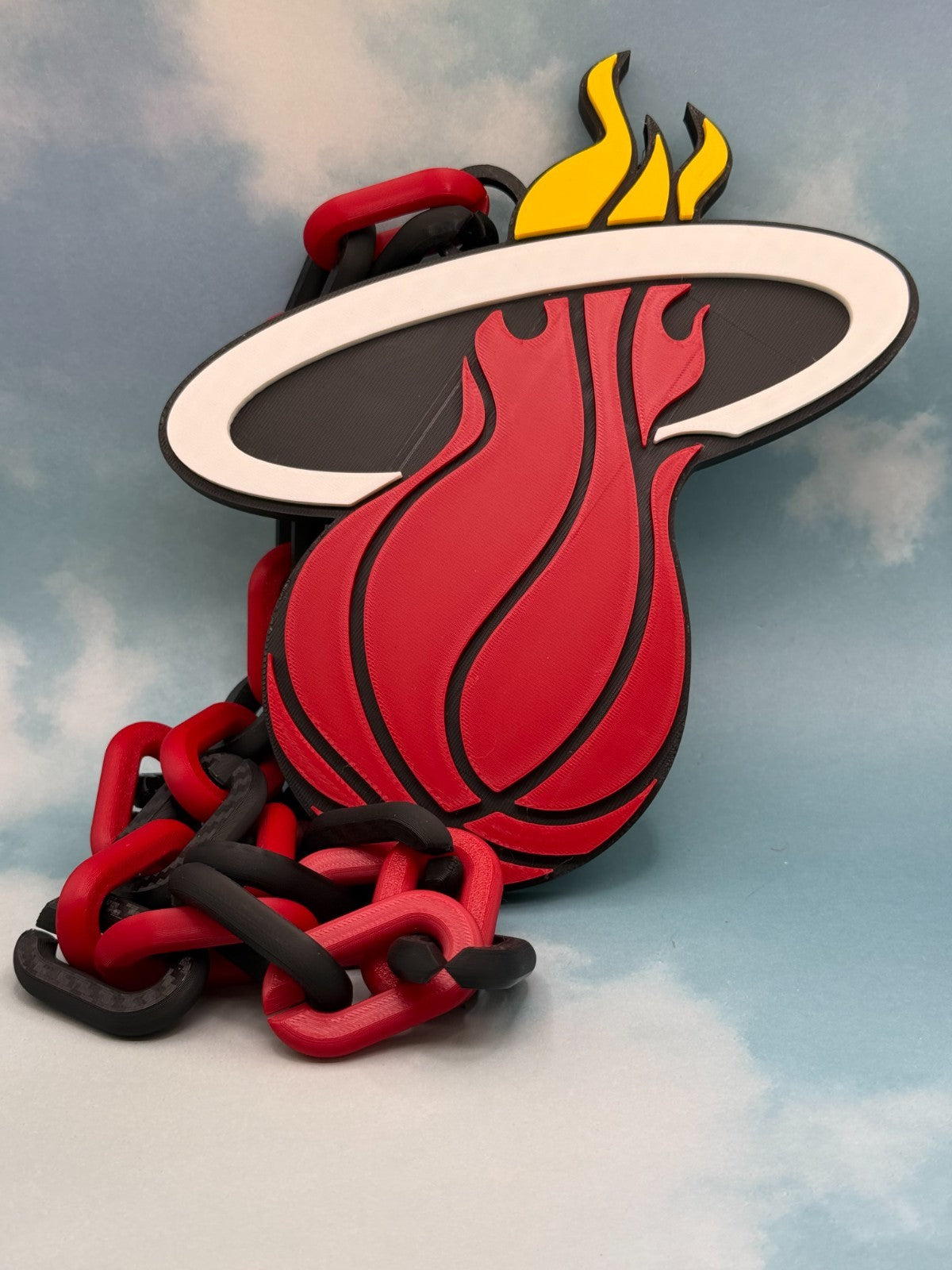Toronto Raptors Oversized Hype Chain - 3D Printed Basketball Necklace - We The N