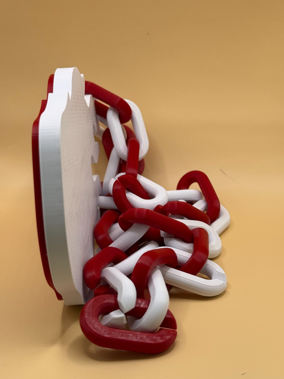 Portland Fire Oversized Logo Necklace, Hype Chain WNBA Handmade 3D Printed