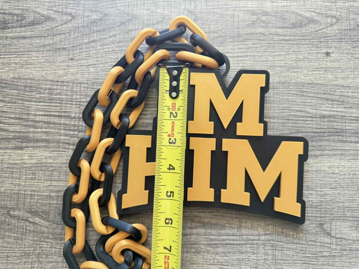 Im Him Logo Oversized Necklace, Hype Chain
