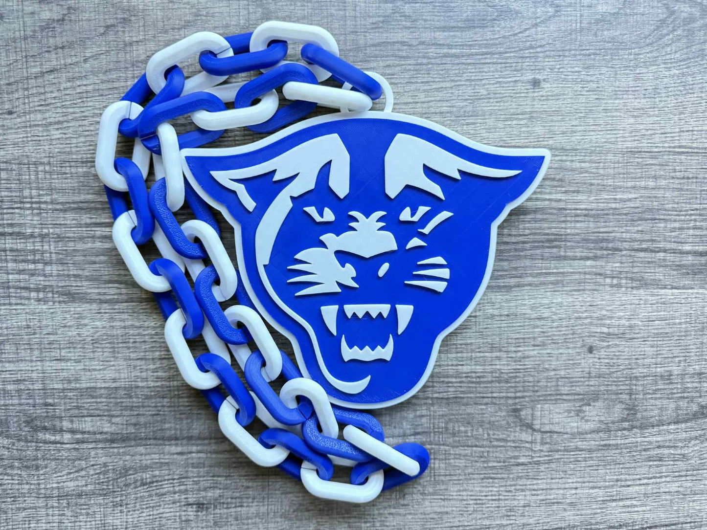 Georgia State Panthers Oversized Necklace, Hype Chain