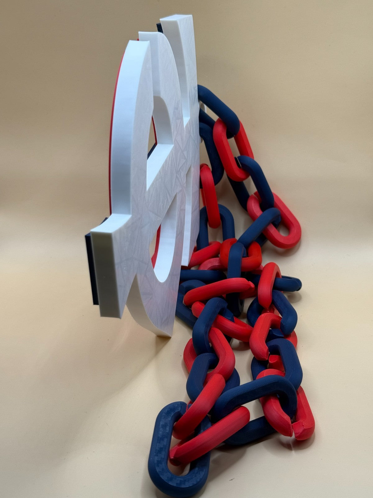 Minnesota Twins Oversized Turnover Chain Necklace, Pendant HandMade 3D Printed