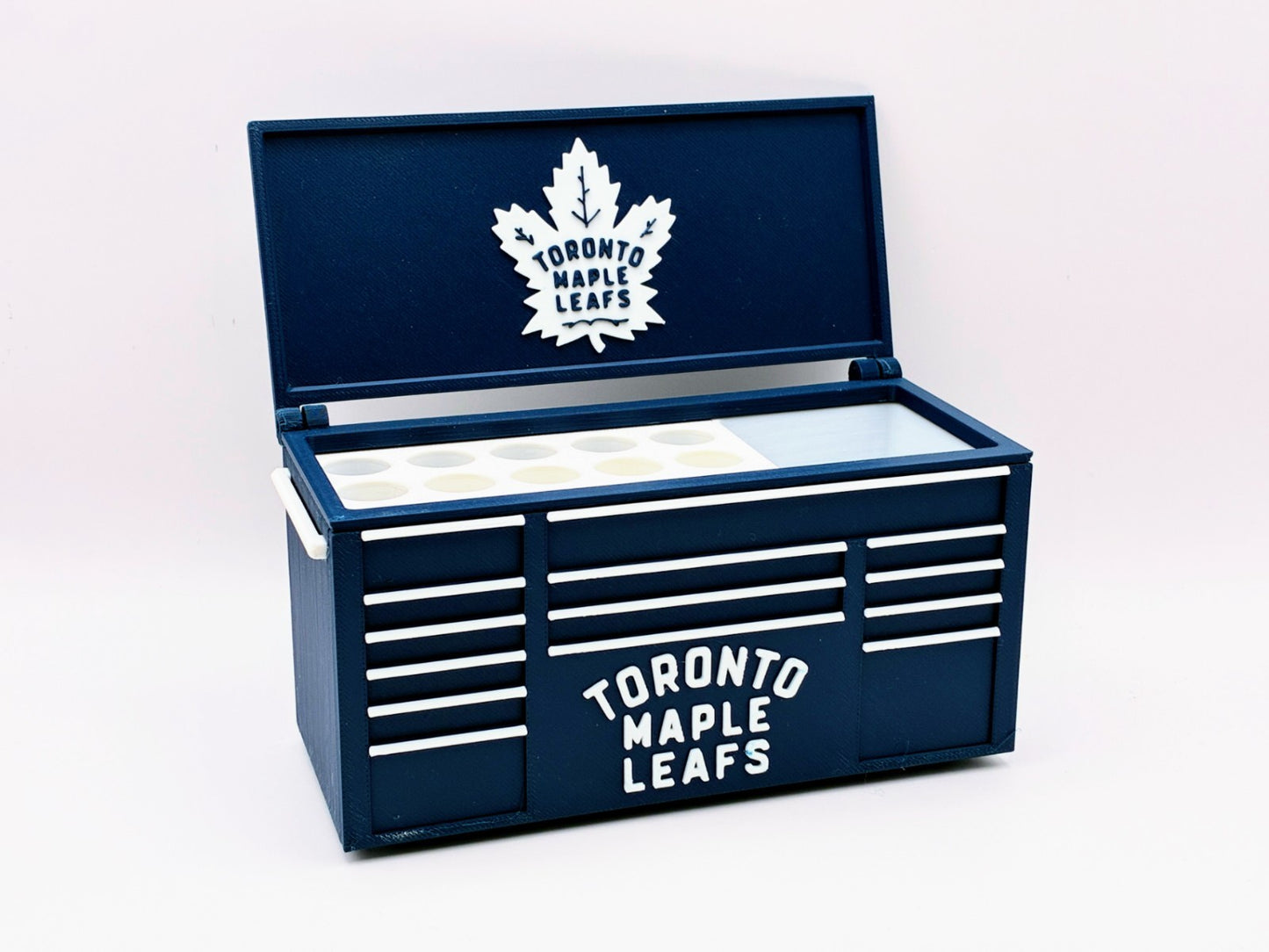 Toronto Maple Leafs Mini Toolbox Pen Holder – Desk Organizer Gift