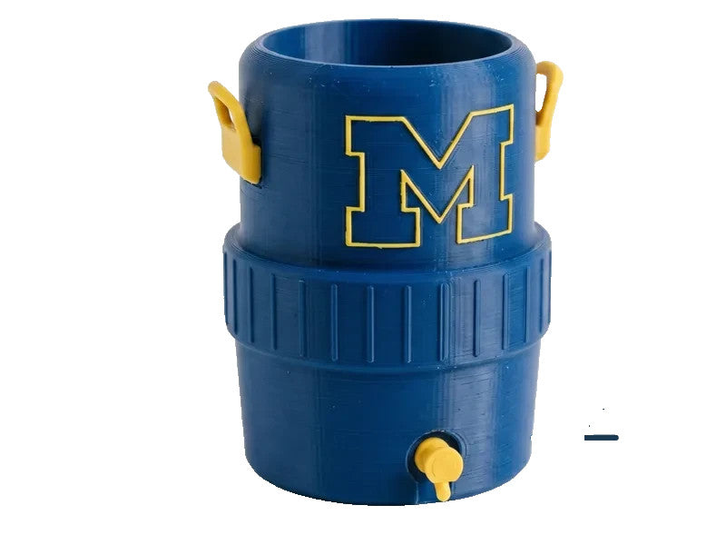 Michigan Wolverines Koozie 3D Printed 12 Oz Cans