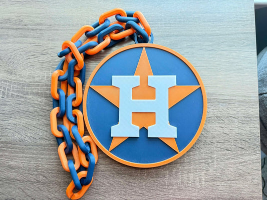 Houston Astros Oversized Necklace, Pendant