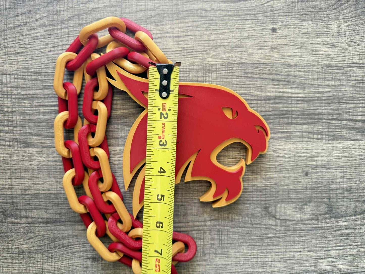 Texas State Bobcats Oversized Necklace, Hype Chain