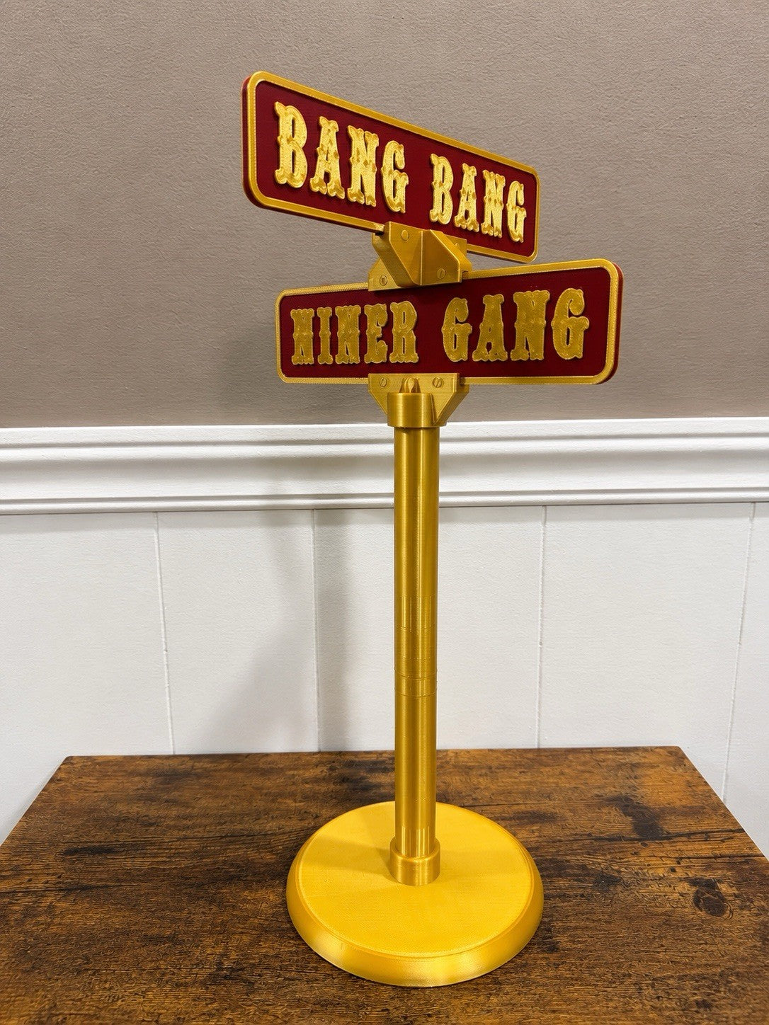 San Francisco 49ers Street Sign Office Man Cave Memorabilia Shelf Decor Fan Gift