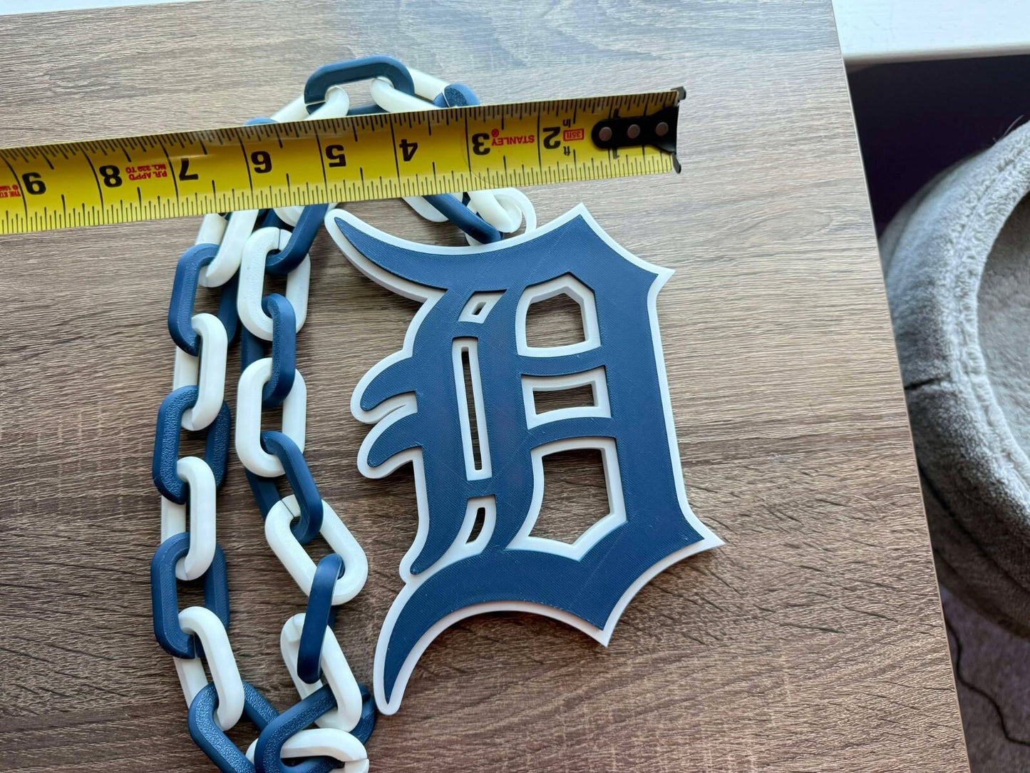 Detroit Tigers Oversized Necklace, Pendant