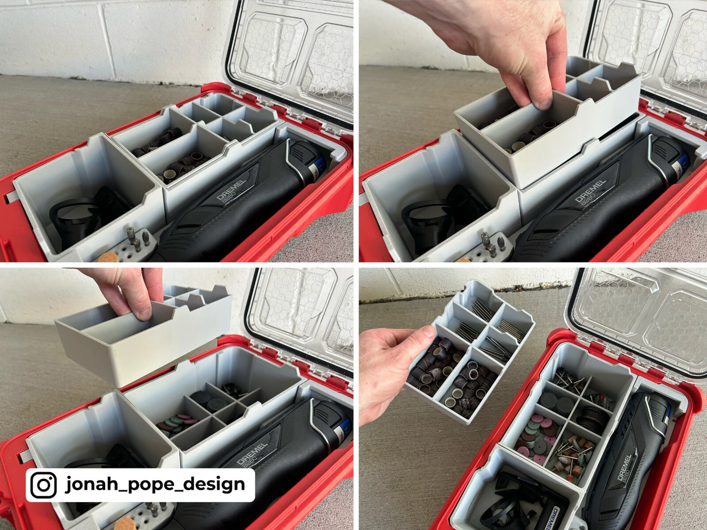 Milwaukee Packout Insert for DREMEL 8250 & 8260 Rotary Tool (Insert Only)