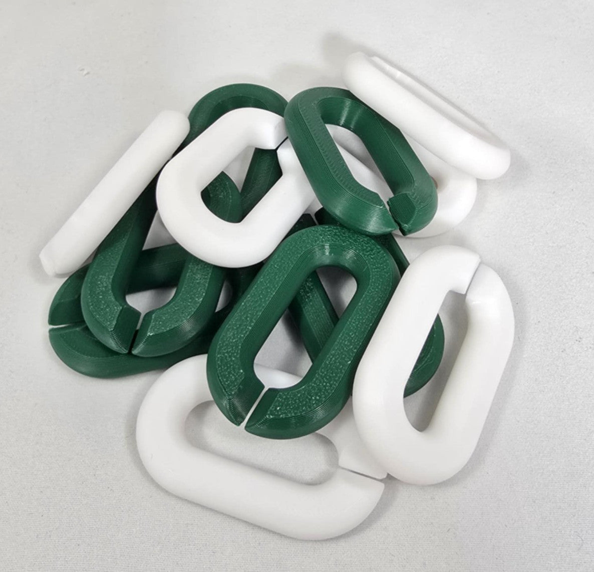 Michigan State Spartans Fan Chain NCAA Turnover Chain Oversized Necklace White