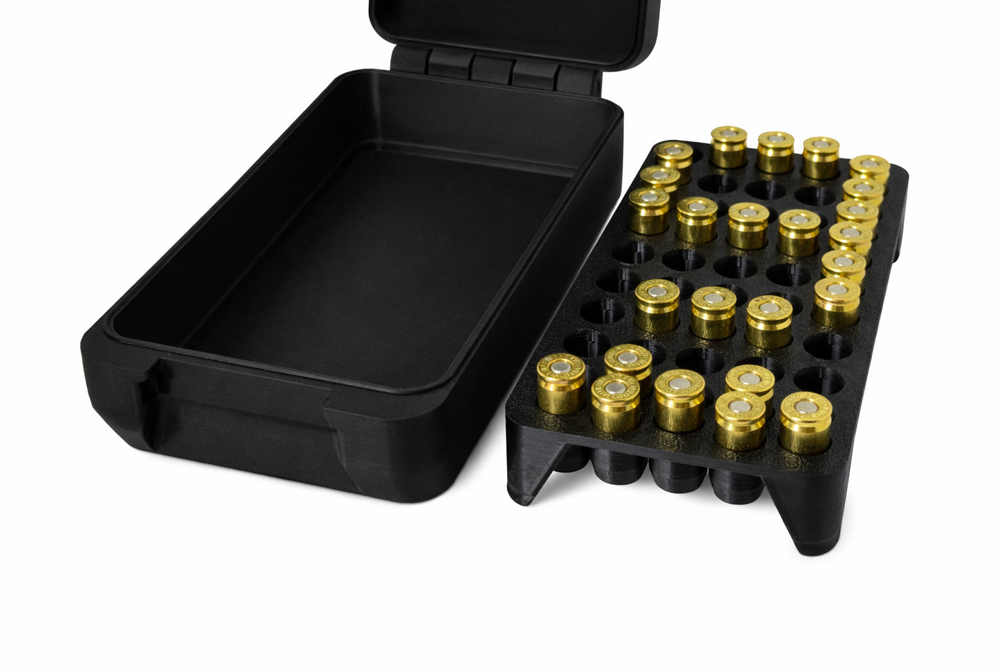 9mm Ammo Box – 50 Rounds - Snap Close Storage Box | Fully Customizable