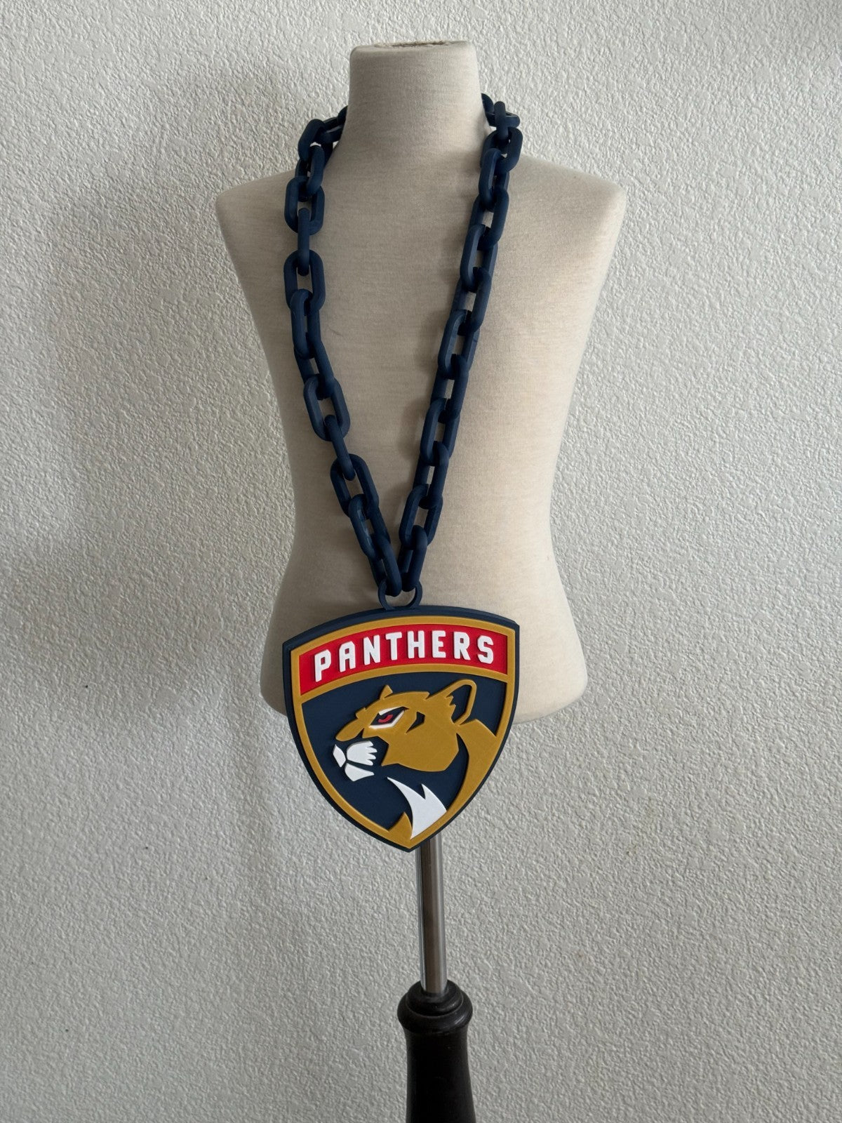 Florida Panthers Logo Oversized Necklace Pendant Chain HandMade 3D Printed