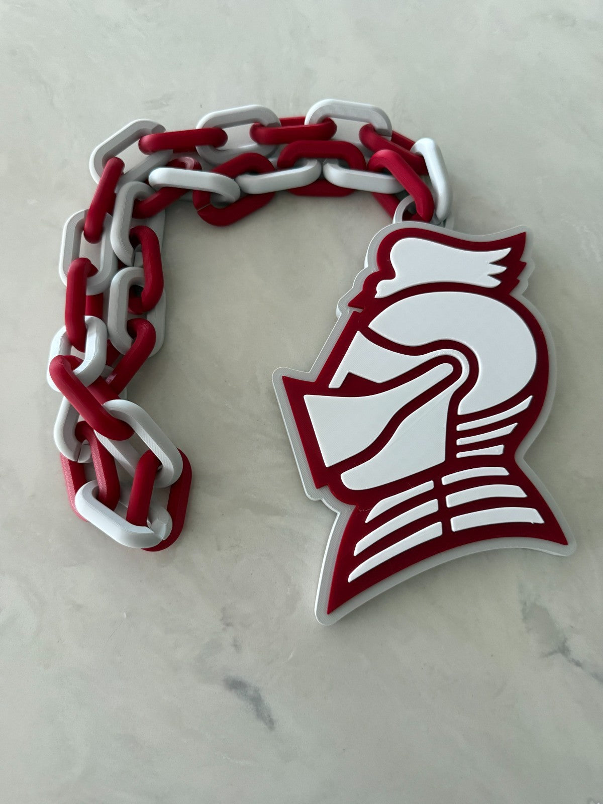 Bellarmine Knights Oversized Fan Logo Necklace, Hype Chain