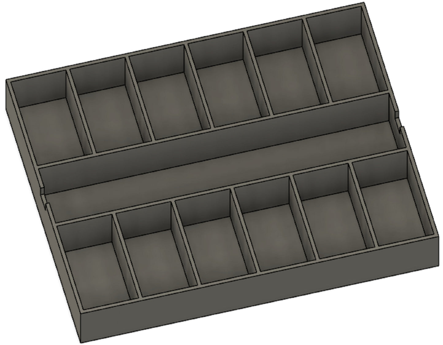ToolCraft3d Impact Bit Organizer Insert for DEWALT Medium ToughCase (13 comp)