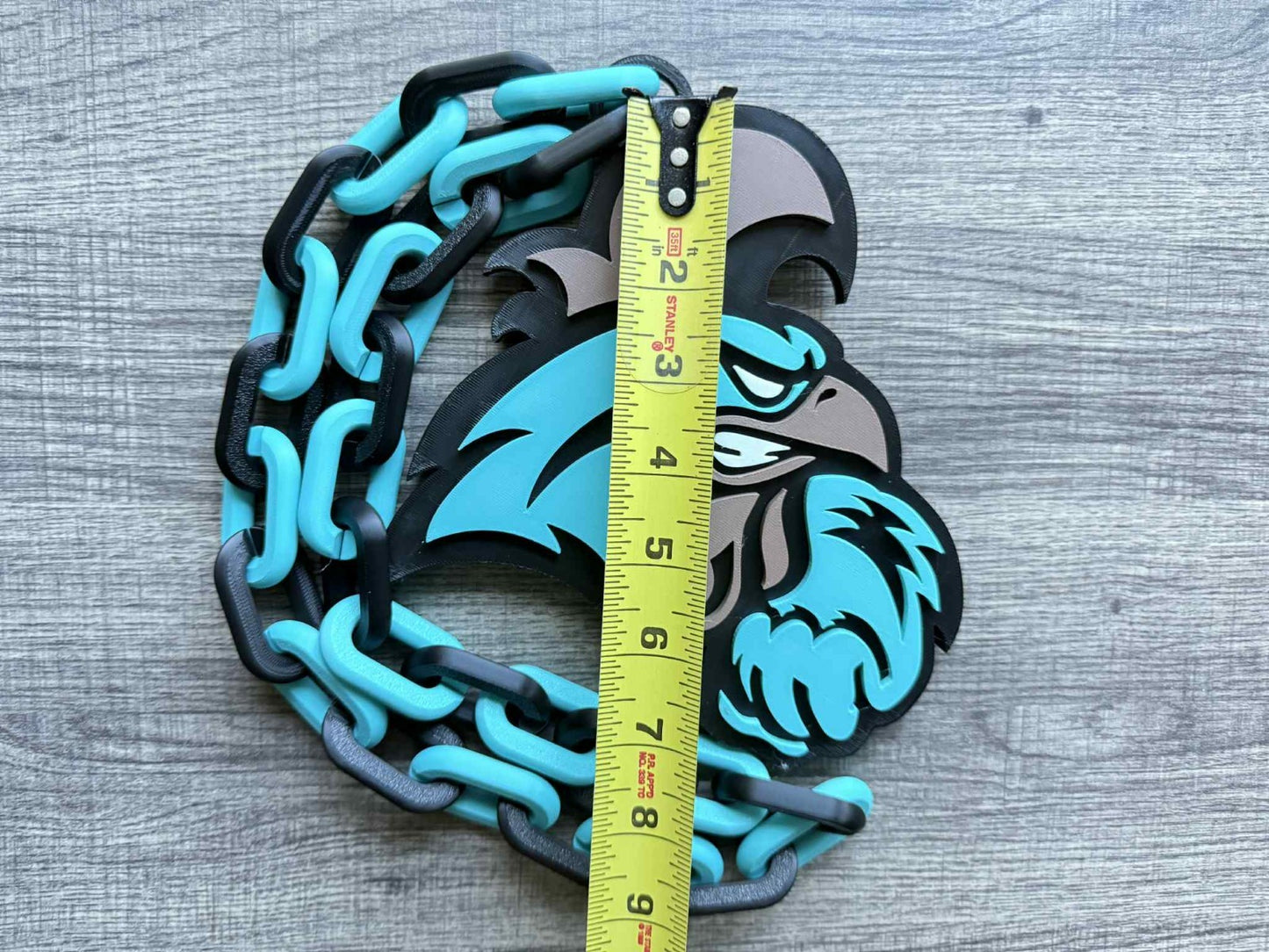 Coastal Carolina Chanticleers Oversized Necklace, Hype Chain [Made To Order]