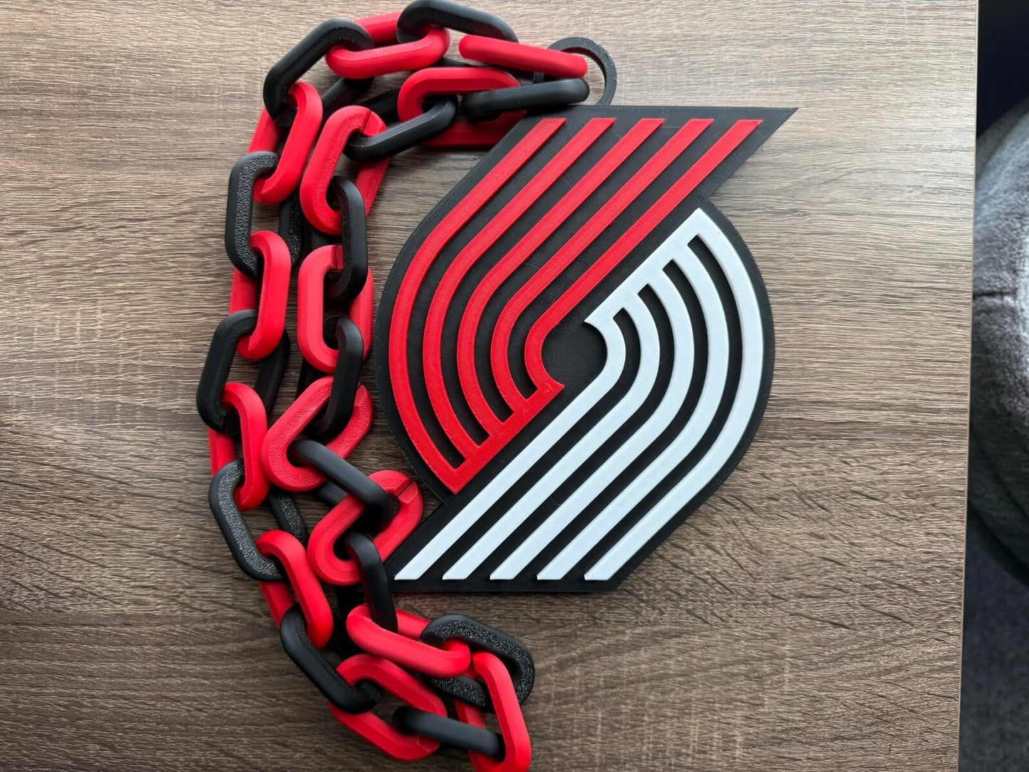 Portland Trail Blazers Oversized Necklace, Pendant