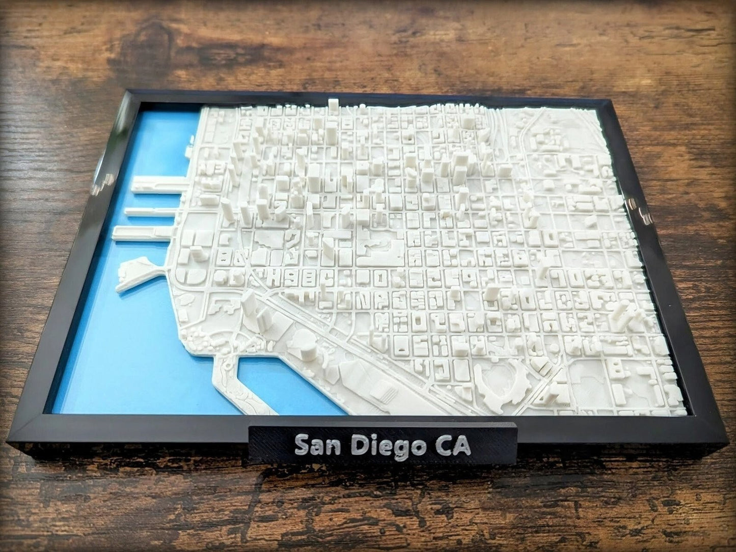 San Diego California USA 3D City Map