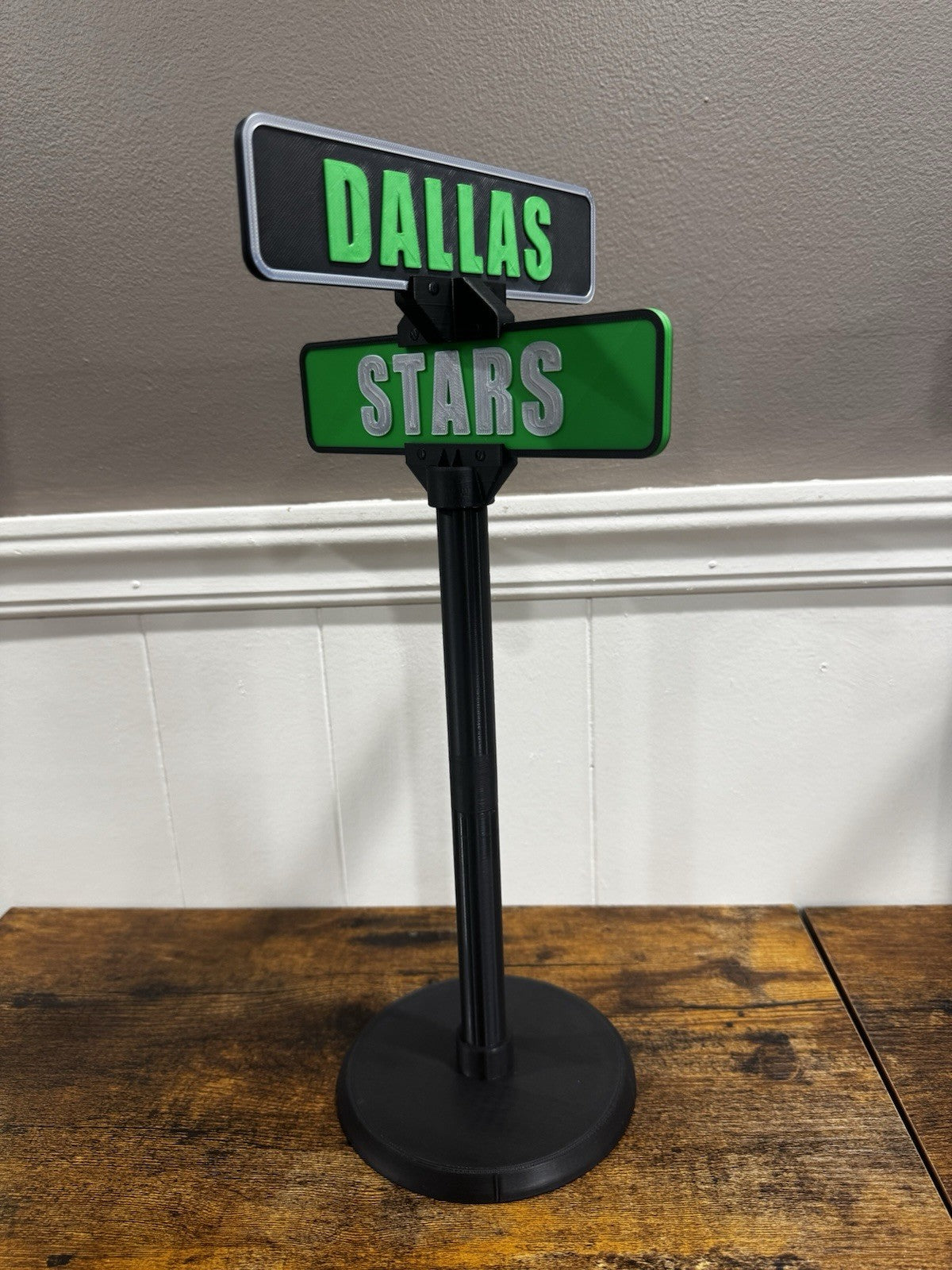 Dallas Stars Street Sign Office Man Cave  Sports Memorabilia Shelf Decor