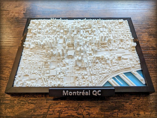 Montreal Quebec Canada City Map