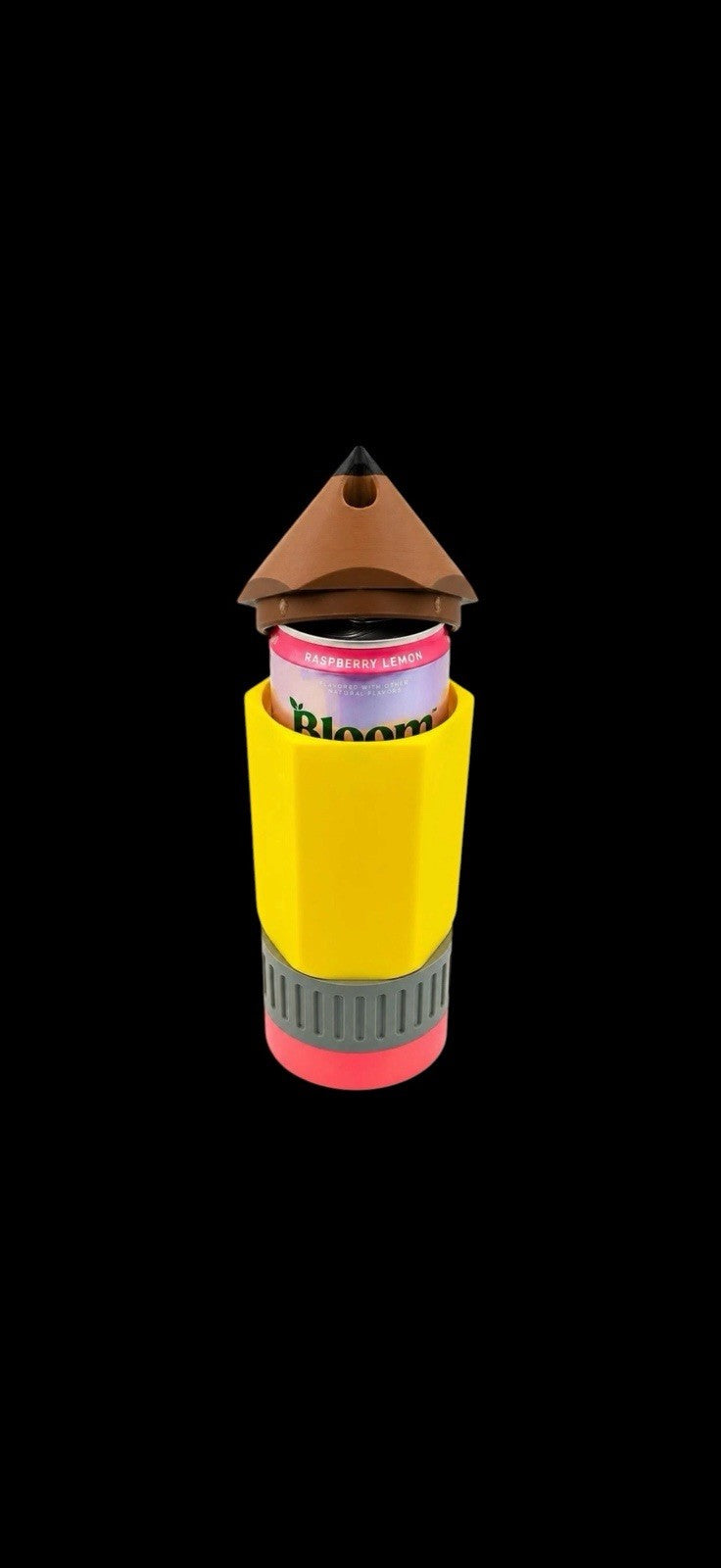 Pencil SLIM Can Cooler Koozie - Teachers Gift