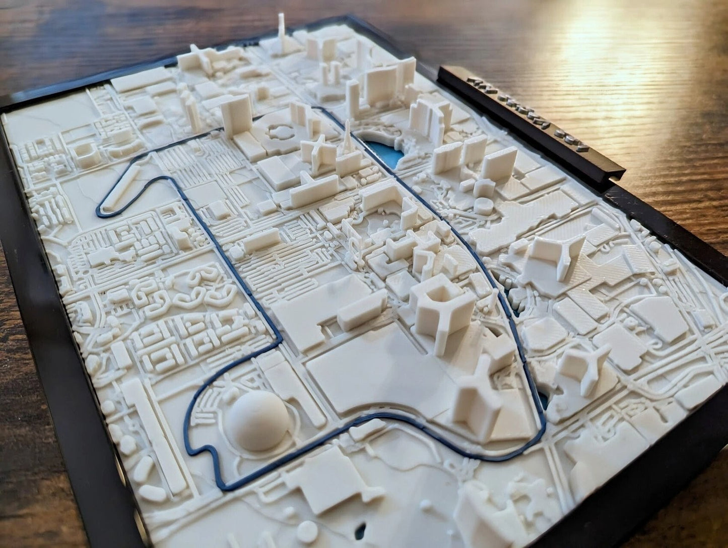 Las Vegas F1 Racing F1 Circuit 3D Map