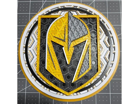 Las Vegas Golden Knights Wall Art Or Display 3D printed Dimensional Mosaic