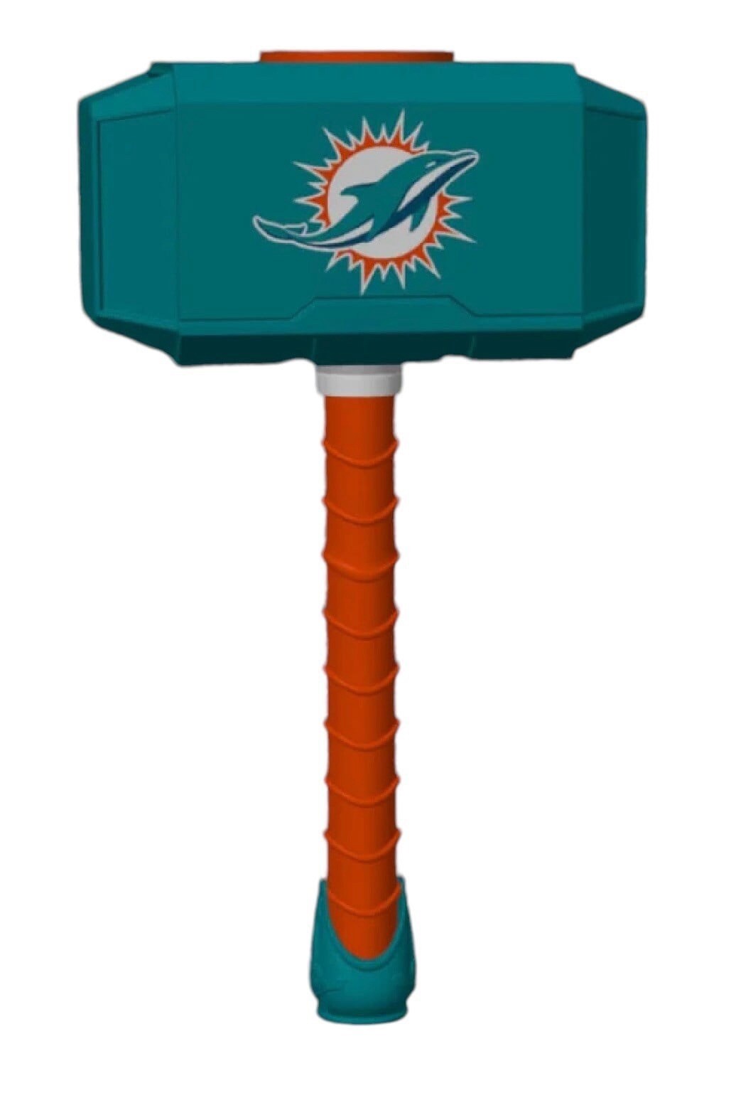 Dolphins Football Themed Mjolnir Thor's Hammer