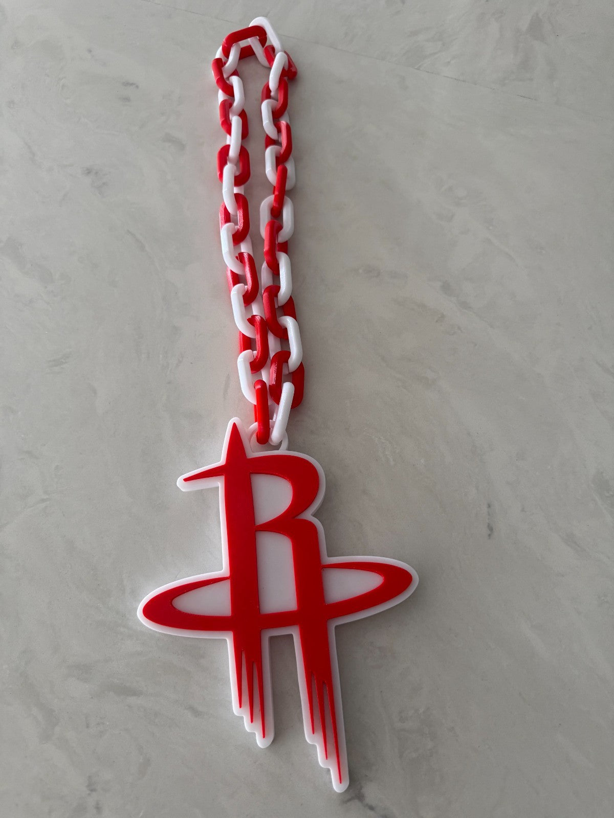 Houston Rockets Logo Oversized Necklace Pendant Handmade 3D Printed