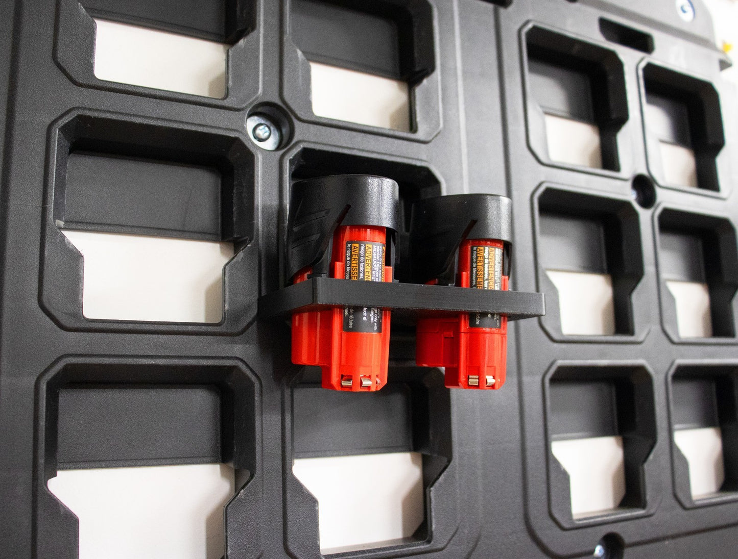 Packout Wall M12 Dual Battery Mount