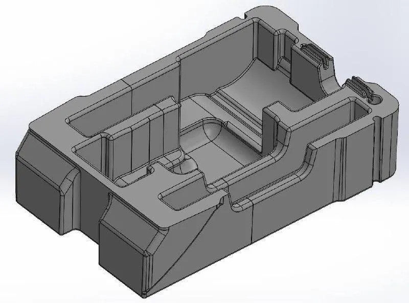 Packout Insert 3D Printed ABS Organizer For M12 Bandfile 2482-20 Custom Tool Cas