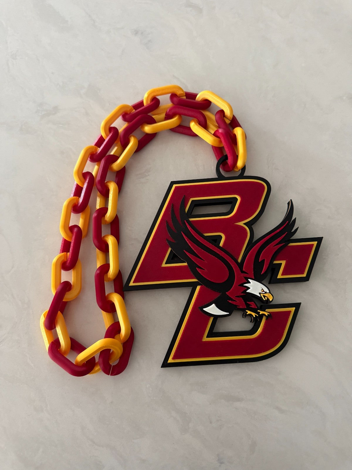 Boston College Eagles  Oversized Logo Necklace Handmade 3D Printed