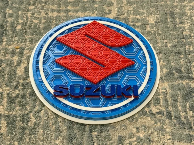 Suzuki Wall Art Or Display 3D printed Dimensional Mosaic