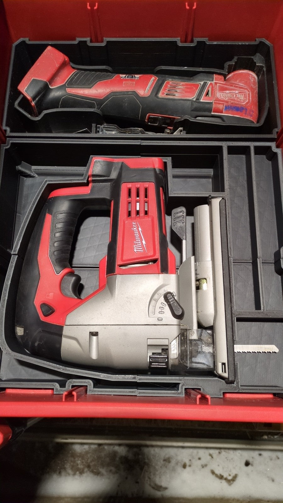Fits Milwaukee M18 Jigsaw Non-FUEL PACKOUT Drawer Insert (Insert Only)