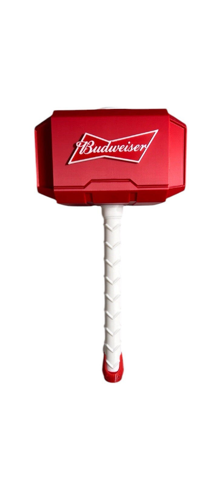 Budweiser Beer Mjolnir Thor's Hammer. Life Size  3D Printed Fan Art