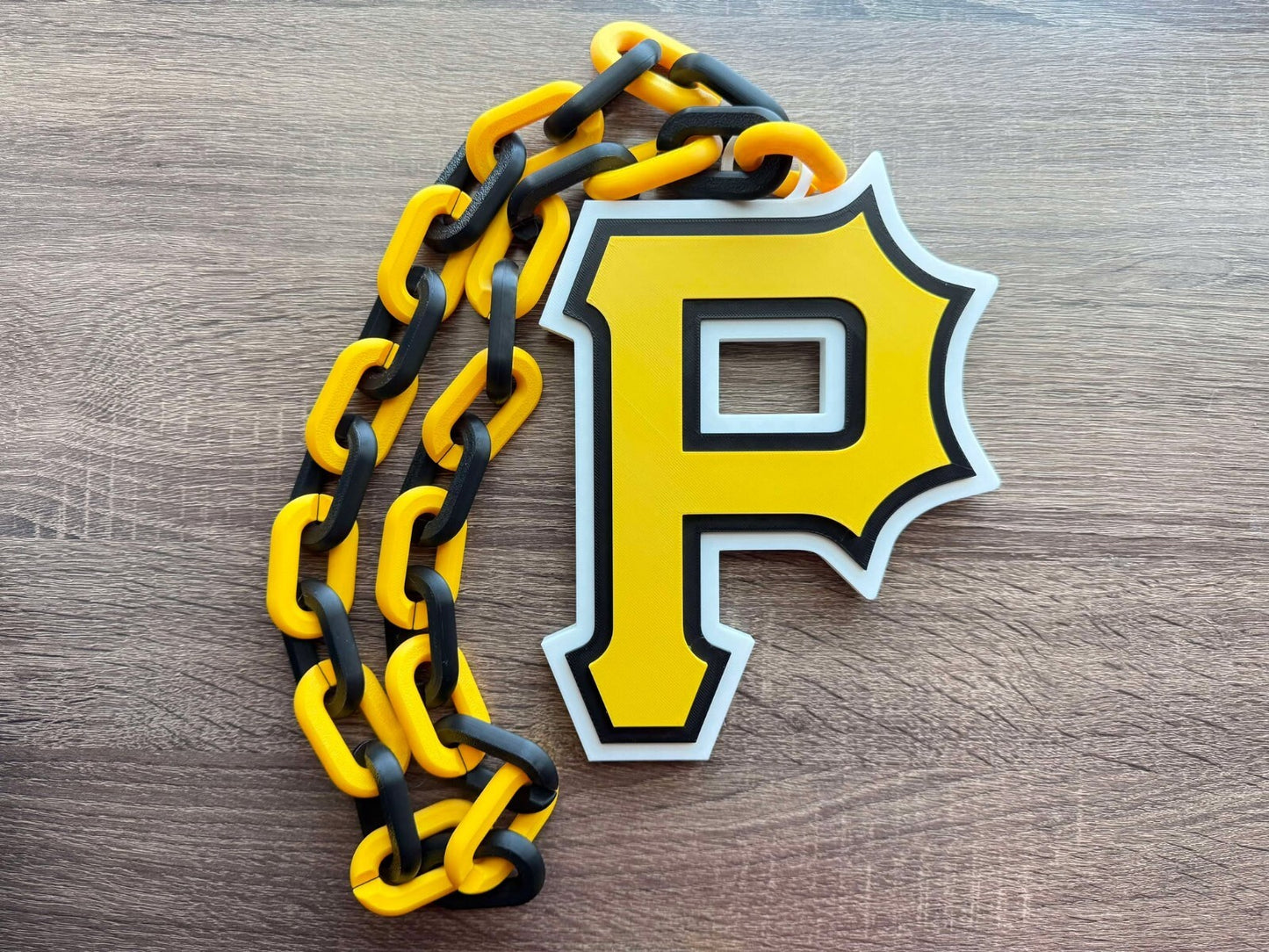 Pittsburgh Pirates Oversized Necklace, Hype Chain [Made To Order]