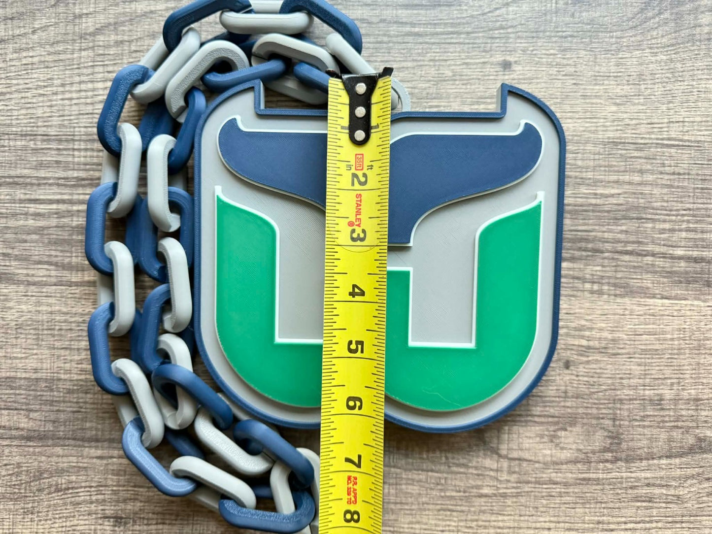 Hartford Whalers Oversized Necklace, Hype Chain [Made To Order]
