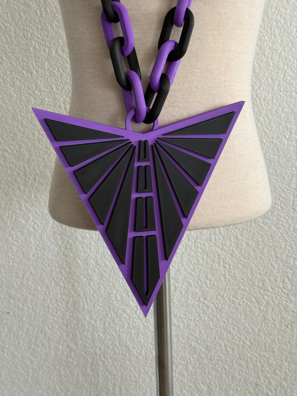 Golden State Valkyries Oversized Necklace, Hype Chain WNBA HandMade 3D Printed