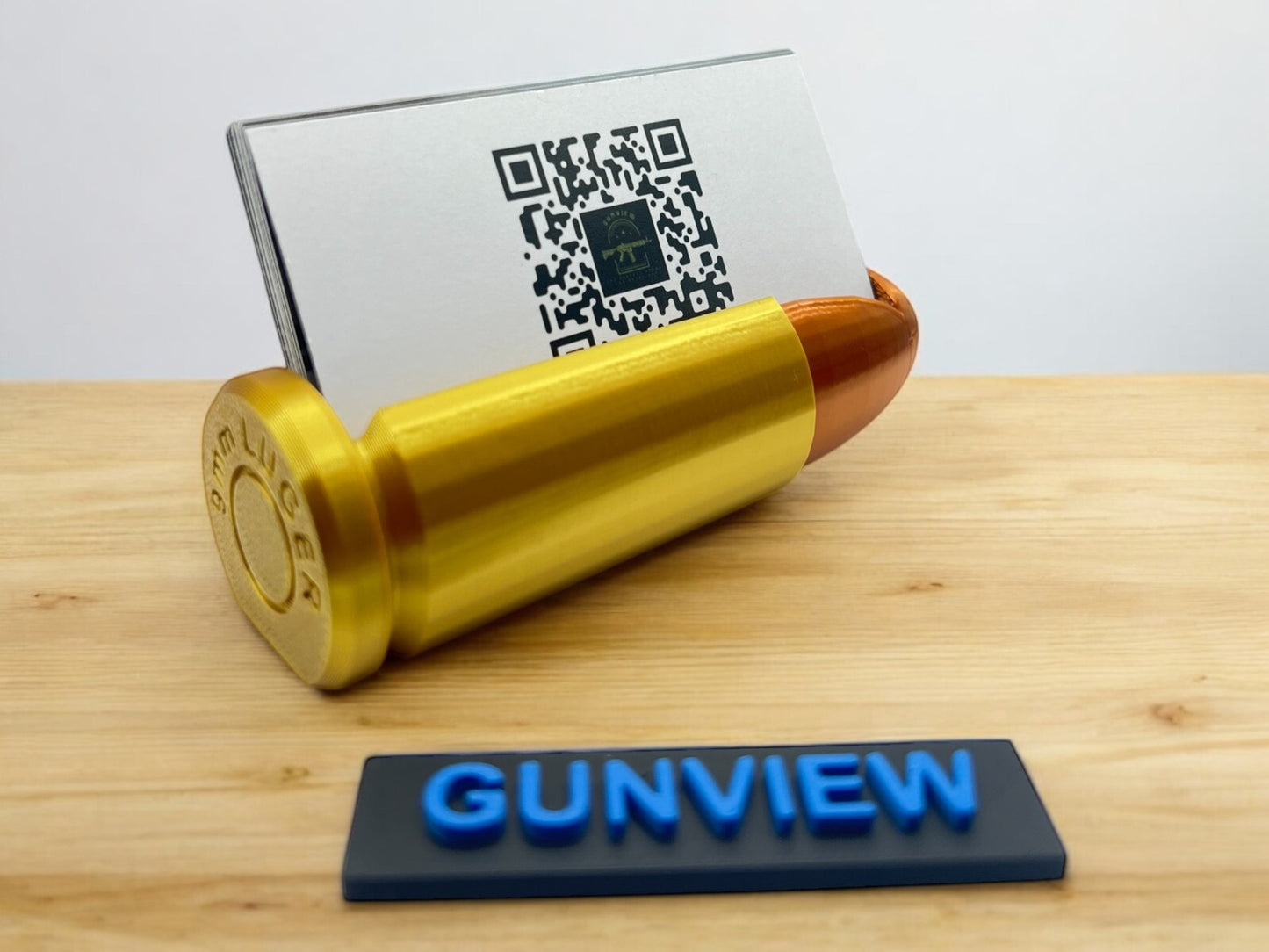 9mm Bullet Business Card Holder
